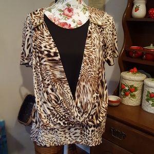 NWT Notations blouse, Size XL